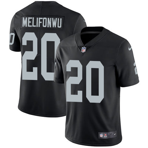 Nike Oakland Raiders 20 Obi Melifonwu Black Team Color Mens Stitched Nfl Vapor Untouchable Limited Jersey