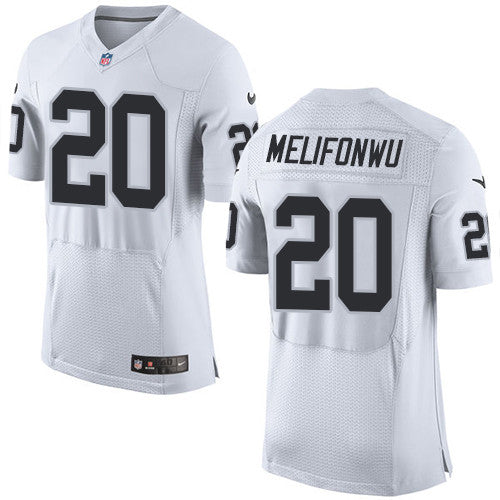 Nike Oakland Raiders 20 Obi Melifonwu White Mens Stitched Nfl New Elite Jersey