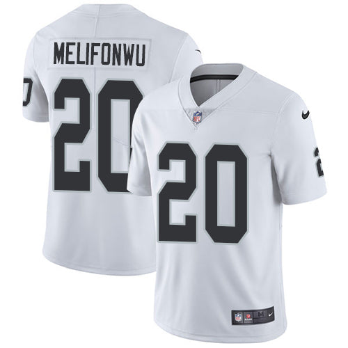 Nike Oakland Raiders 20 Obi Melifonwu White Mens Stitched Nfl Vapor Untouchable Limited Jersey