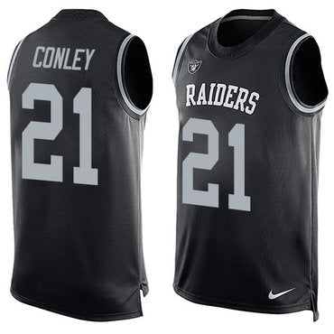 Nike Oakland Raiders 21 Gareon Conley Black Team Color Mens Stitched Nfl Limited Tank Top Jersey