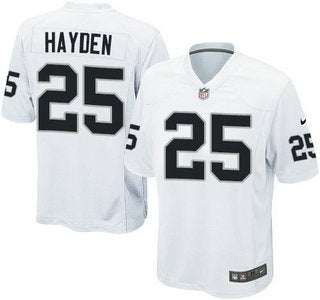 Nike Oakland Raiders 25 Dj Hayden White Game Nfl Jersey