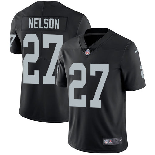 Nike Oakland Raiders 27 Reggie Nelson Black Team Color Mens Stitched Nfl Vapor Untouchable Limited Jersey