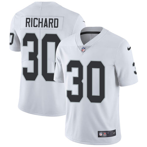Nike Oakland Raiders 30 Jalen Richard White Mens Stitched Nfl Vapor Untouchable Limited Jersey