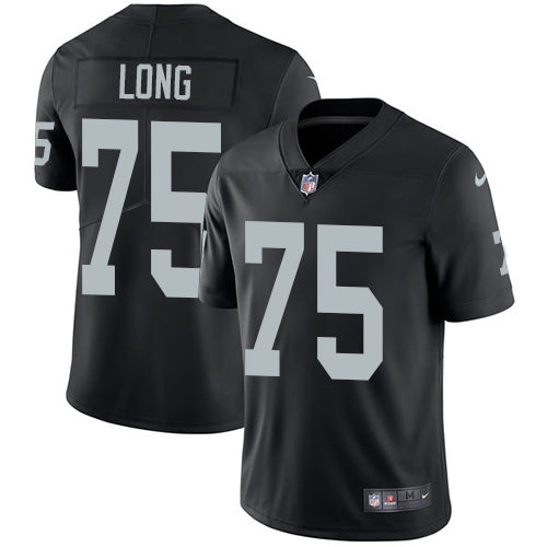 Nike Oakland Raiders 75 Howie Long Black Team Color Mens Stitched Nfl Vapor Untouchable Limited Jersey