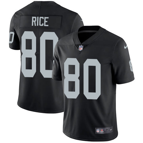 Nike Oakland Raiders 80 Jerry Rice Black Team Color Mens Stitched Nfl Vapor Untouchable Limited Jersey