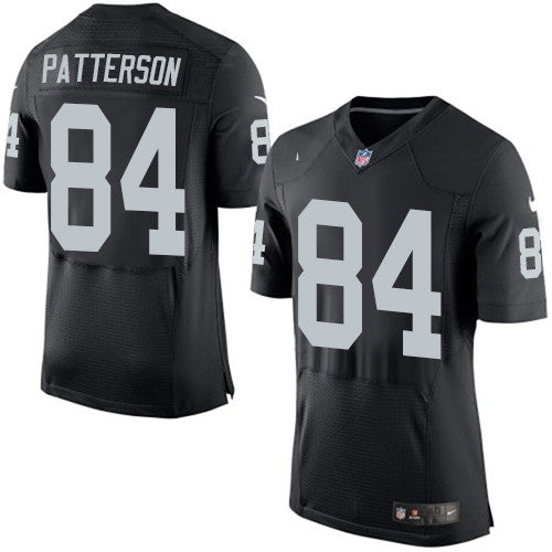 Nike Oakland Raiders 84 Cordarrelle Patterson Black Team Color Mens Stitched Nfl New Elite Jersey