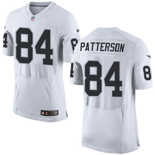 Nike Oakland Raiders 84 Cordarrelle Patterson White Mens Stitched Nfl New Elite Jersey