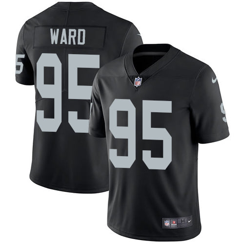 Nike Oakland Raiders 95 Jihad Ward Black Team Color Mens Stitched Nfl Vapor Untouchable Limited Jersey