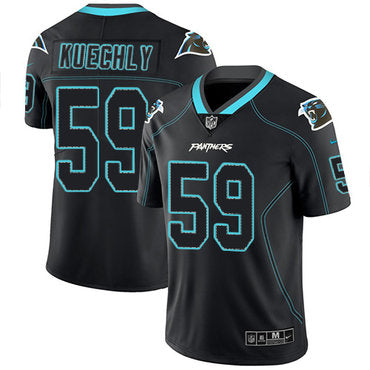 Nike Panthers 59 Luke Kuechly Lights Out Black Mens Stitched Nfl Limited Rush Jersey