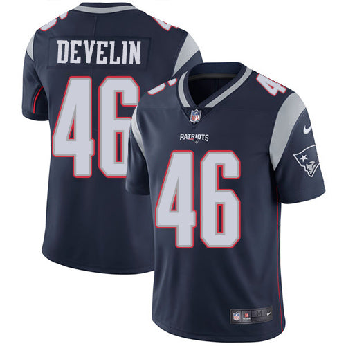 Nike Patriots 46 James Develin Navy Blue Team Color Mens Stitched Nfl Vapor Untouchable Limited Jersey