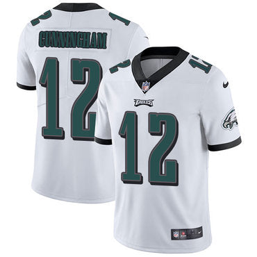 Nike Philadelphia Eagles 12 Randall Cunningham White Mens Stitched Nfl Vapor Untouchable Limited Jersey