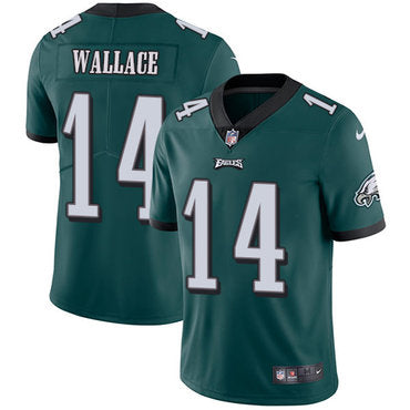Nike Philadelphia Eagles 14 Mike Wallace Midnight Green Team Color Mens Stitched Nfl Vapor Untouchable Limited Jersey