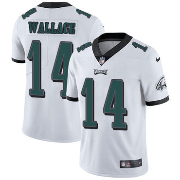 Nike Philadelphia Eagles 14 Mike Wallace White Mens Stitched Nfl Vapor Untouchable Limited Jersey