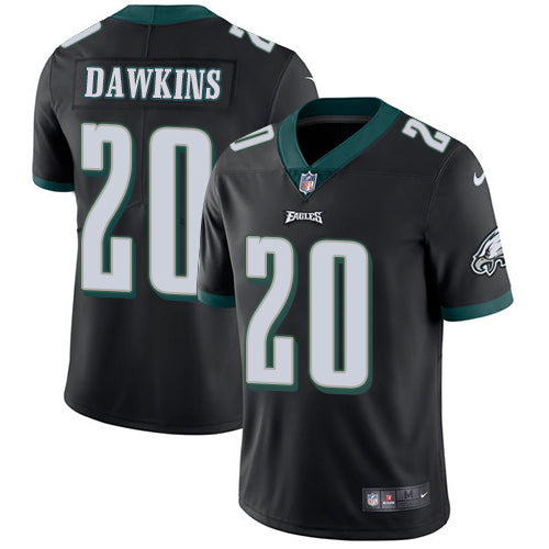 Nike Philadelphia Eagles 20 Brian Dawkins Black Alternate Mens Stitched Nfl Vapor Untouchable Limited Jersey
