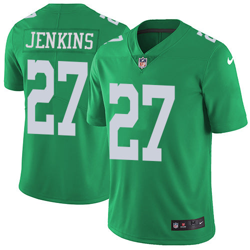 Nike Philadelphia Eagles 27 Malcolm Jenkins Green Mens Stitched Nfl Limited Rush Jersey