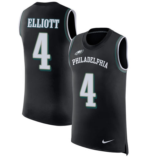 Nike Philadelphia Eagles 4 Jake Elliott Black Alternate Mens Stitched Nfl Limited Rush Tank Top Jersey