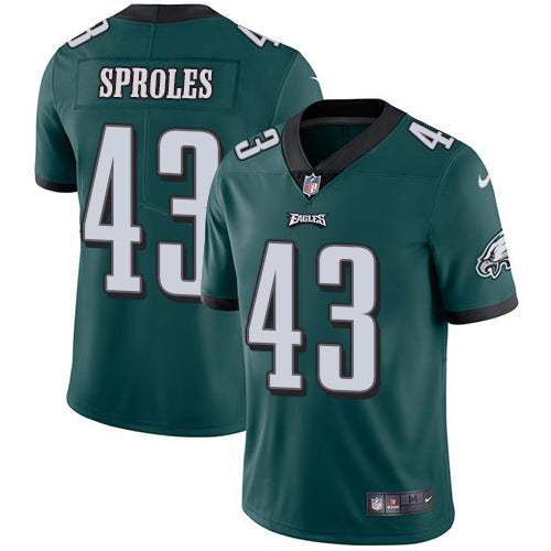 Nike Philadelphia Eagles 43 Darren Sproles Midnight Green Team Color Mens Stitched Nfl Vapor Untouchable Limited Jersey