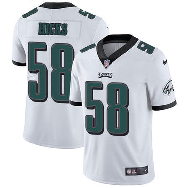 Nike Philadelphia Eagles 58 Jordan Hicks White Mens Stitched Nfl Vapor Untouchable Limited Jersey
