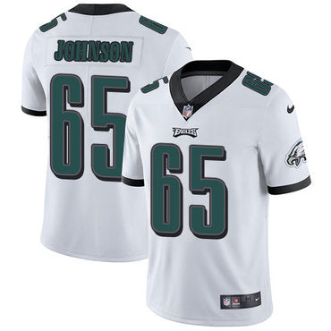 Nike Philadelphia Eagles 65 Lane Johnson White Mens Stitched Nfl Vapor Untouchable Limited Jersey