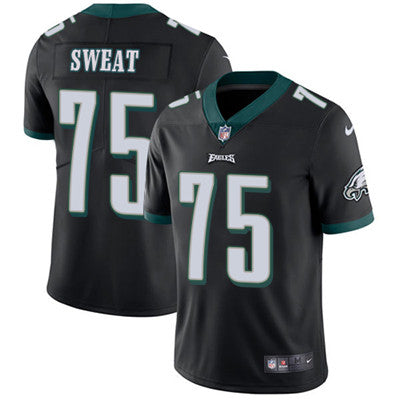 Nike Philadelphia Eagles 75 Josh Sweat Black Alternate Mens Stitched Nfl Vapor Untouchable Limited Jersey