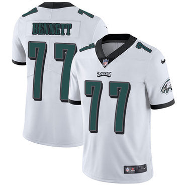 Nike Philadelphia Eagles 77 Michael Bennett White Mens Stitched Nfl Vapor Untouchable Limited Jersey