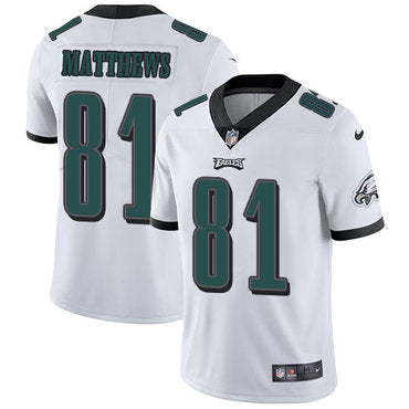 Nike Philadelphia Eagles 81 Jordan Matthews White Mens Stitched Nfl Vapor Untouchable Limited Jersey