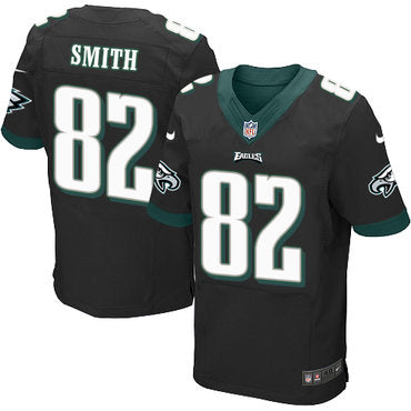 Nike Philadelphia Eagles 82 Torrey Smith Black Alternate Mens Stitched Nfl New Elite Jersey