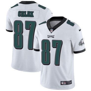 Nike Philadelphia Eagles 87 Brent Celek White Mens Stitched Nfl Vapor Untouchable Limited Jersey