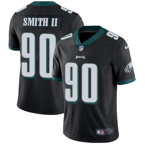 Nike Philadelphia Eagles 90 Marcus Smith Ii Black Alternate Mens Stitched Nfl Vapor Untouchable Limited Jersey