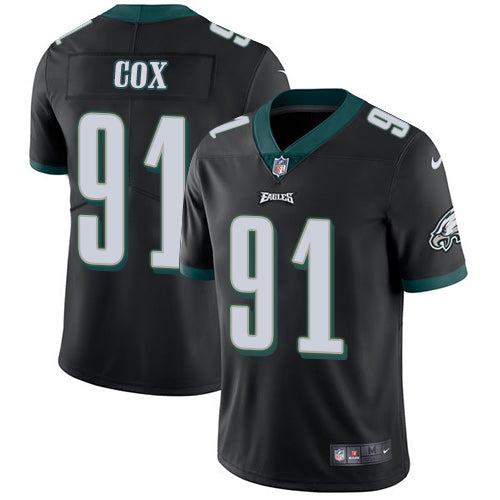 Nike Philadelphia Eagles 91 Fletcher Cox Black Alternate Mens Stitched Nfl Vapor Untouchable Limited Jersey