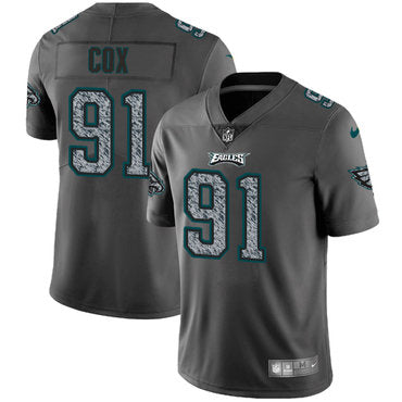 Nike Philadelphia Eagles 91 Fletcher Cox Gray Static Mens Nfl Vapor Untouchable Game Jersey