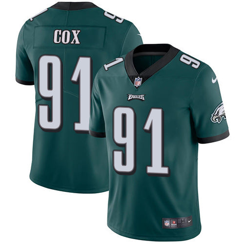Nike Philadelphia Eagles 91 Fletcher Cox Midnight Green Team Color Mens Stitched Nfl Vapor Untouchable Limited Jersey