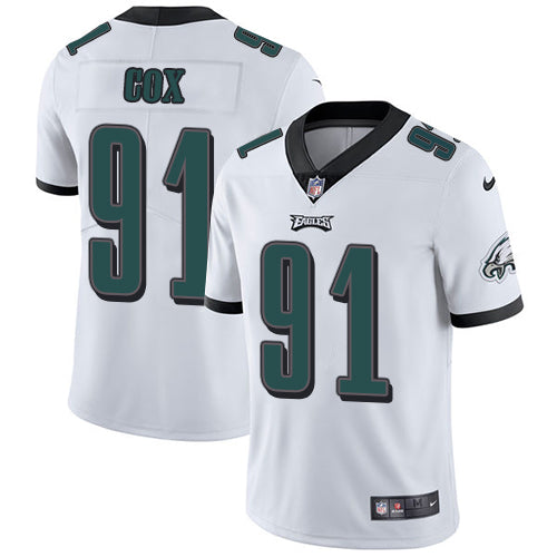 Nike Philadelphia Eagles 91 Fletcher Cox White Mens Stitched Nfl Vapor Untouchable Limited Jersey