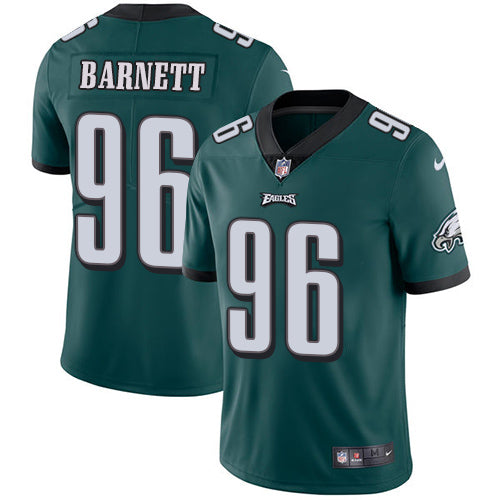 Nike Philadelphia Eagles 96 Derek Barnett Midnight Green Team Color Mens Stitched Nfl Vapor Untouchable Limited Jersey