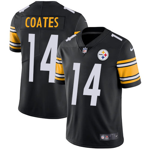 Nike Pittsburgh Steelers 14 Sammie Coates Black Team Color Mens Stitched Nfl Vapor Untouchable Limited Jersey