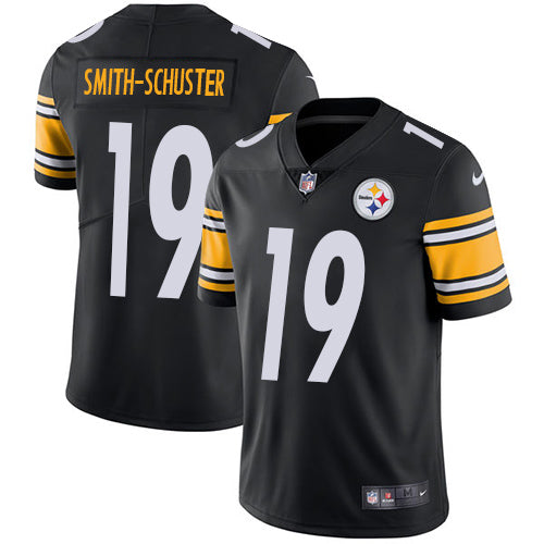 Nike Pittsburgh Steelers 19 Juju Smith schuster Black Team Color Mens Stitched Nfl Vapor Untouchable Limited Jersey