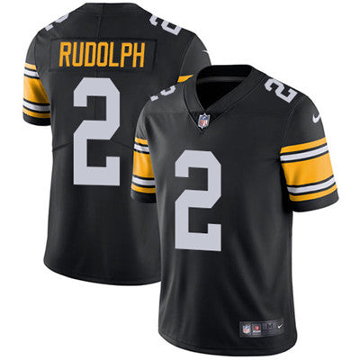 Nike Pittsburgh Steelers 2 Mason Rudolph Black Alternate Mens Stitched Nfl Vapor Untouchable Limited Jersey