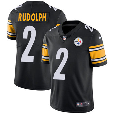 Nike Pittsburgh Steelers 2 Mason Rudolph Black Team Color Mens Stitched Nfl Vapor Untouchable Limited Jersey