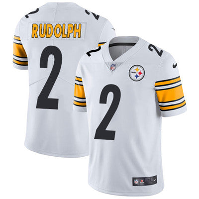 Nike Pittsburgh Steelers 2 Mason Rudolph White Mens Stitched Nfl Vapor Untouchable Limited Jersey