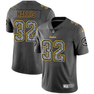 Nike Pittsburgh Steelers 32 Franco Harris Gray Static Mens Nfl Vapor Untouchable Game Jersey