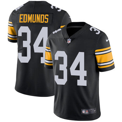 Nike Pittsburgh Steelers 34 Terrell Edmunds Black Alternate Mens Stitched Nfl Vapor Untouchable Limited Jersey
