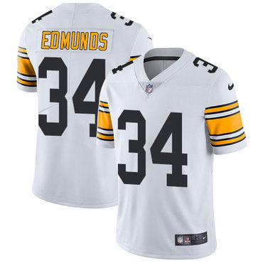 Nike Pittsburgh Steelers 34 Terrell Edmunds White Mens Stitched Nfl Vapor Untouchable Limited Jersey