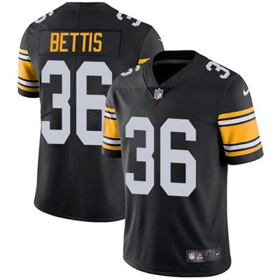 Nike Pittsburgh Steelers 36 Jerome Bettis Black Alternate Mens Stitched Nfl Vapor Untouchable Limited Jersey