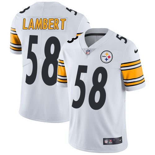 Nike Pittsburgh Steelers 58 Jack Lambert White Mens Stitched Nfl Vapor Untouchable Limited Jersey