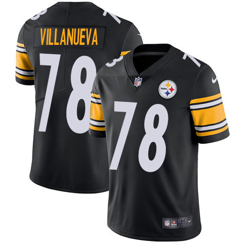 Nike Pittsburgh Steelers 78 Alejandro Villanueva Black Team Color Mens Stitched Nfl Vapor Untouchable Limited Jersey