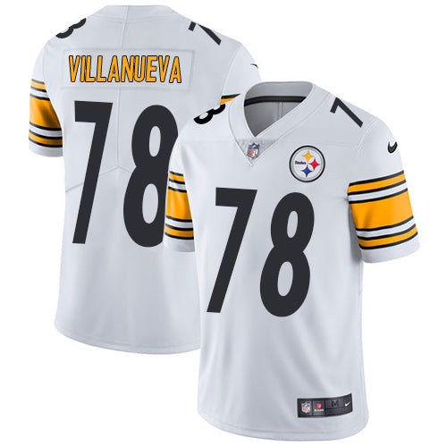 Nike Pittsburgh Steelers 78 Alejandro Villanueva White Mens Stitched Nfl Vapor Untouchable Limited Jersey