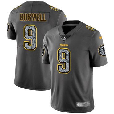 Nike Pittsburgh Steelers 9 Chris Boswell Gray Static Mens Nfl Vapor Untouchable Game Jersey