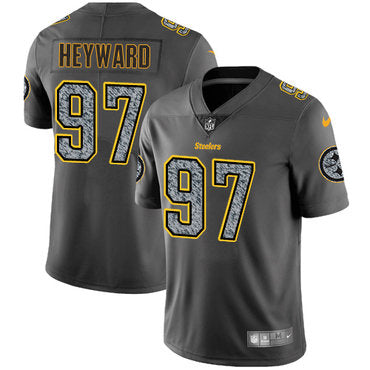 Nike Pittsburgh Steelers 97 Cameron Heyward Gray Static Mens Nfl Vapor Untouchable Game Jersey