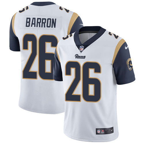 Nike Rams 26 Mark Barron White Mens Stitched Nfl Vapor Untouchable Limited Jersey