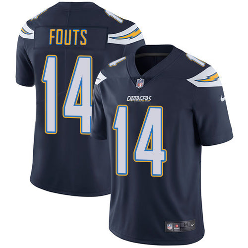 Nike San Diego Chargers 14 Dan Fouts Navy Blue Team Color Mens Stitched Nfl Vapor Untouchable Limited Jersey